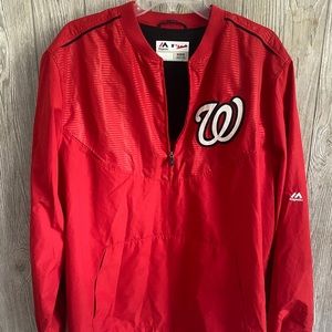 Auth. Mens Washington Nationals Windbreaker Jacket